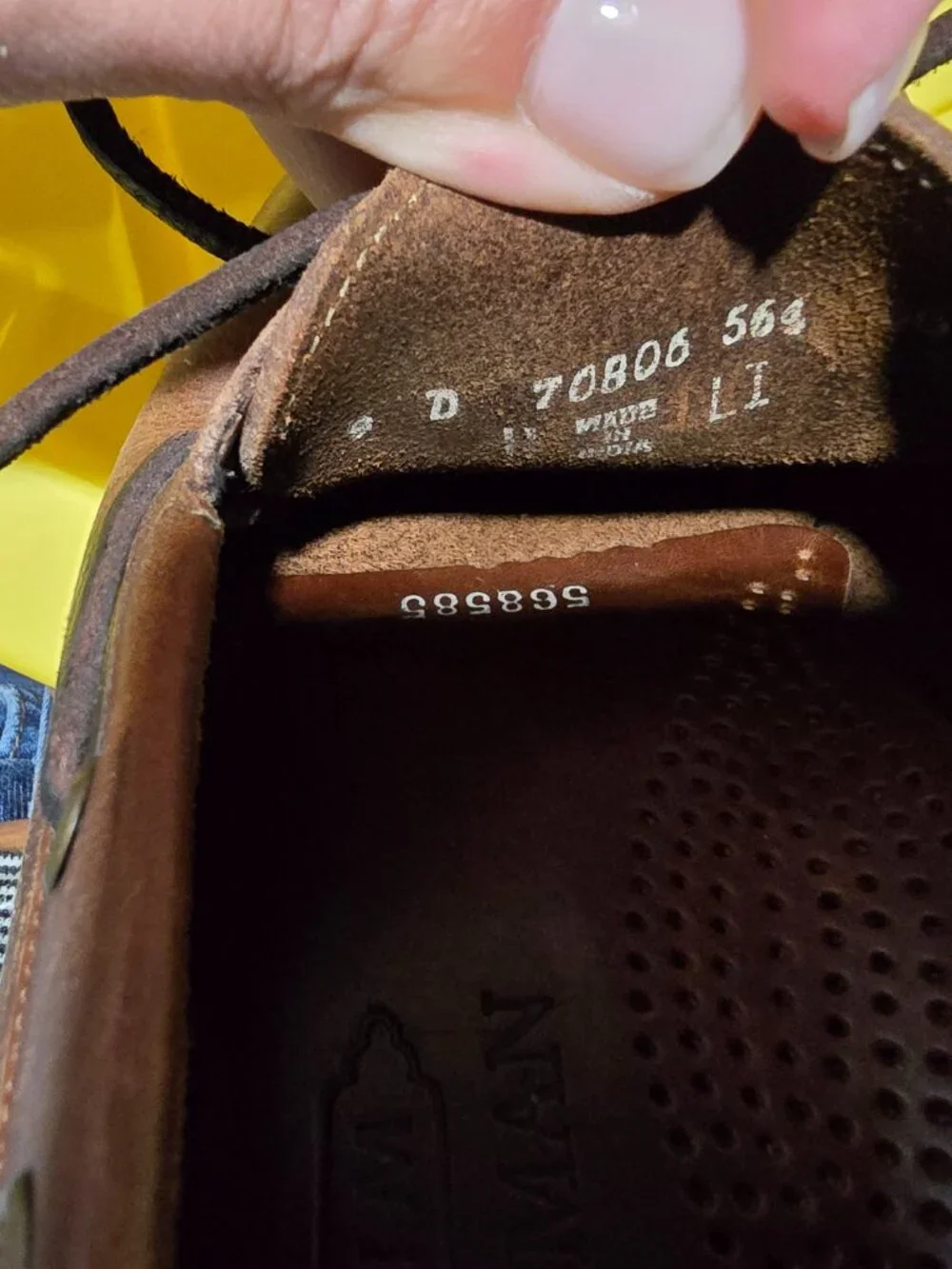Vintage Florsheim Outdoorsman Men's Brown Leather Moc Toe Boat Shoes - Size 11 D